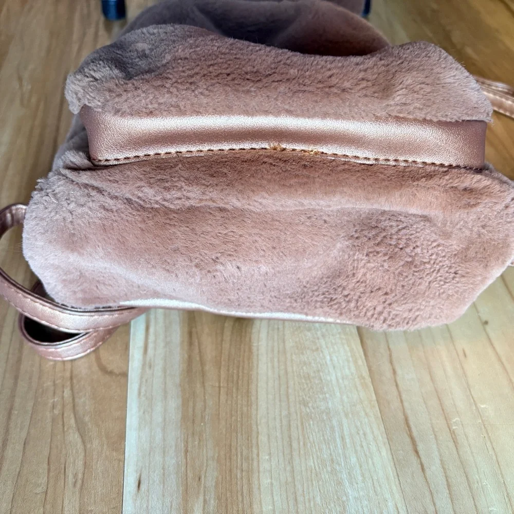 Bunny Ears Brown Plush Mini-Backpack Spring Easter
